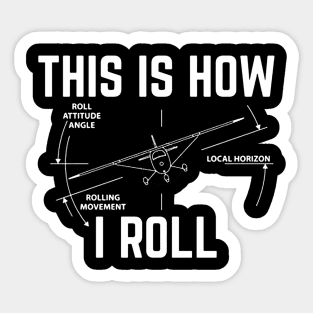 Funny Pilot Sticker